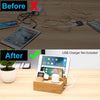Load image into Gallery viewer, Mobile Charging Dock Station Holder Stand Organizer For iWatch iPhone 11 12
