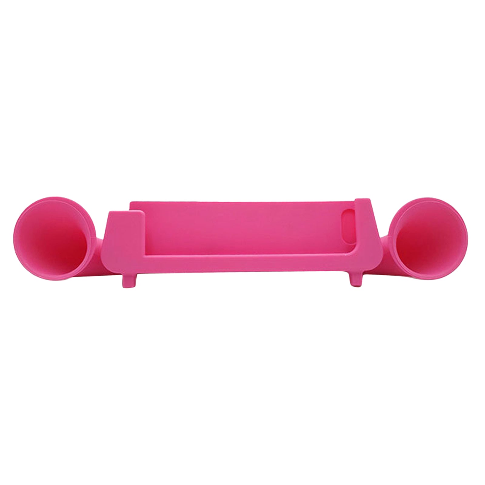 Silicone Sound Amplifier Phone 2 Horn Stand for iPhone 6 6s 7  pink