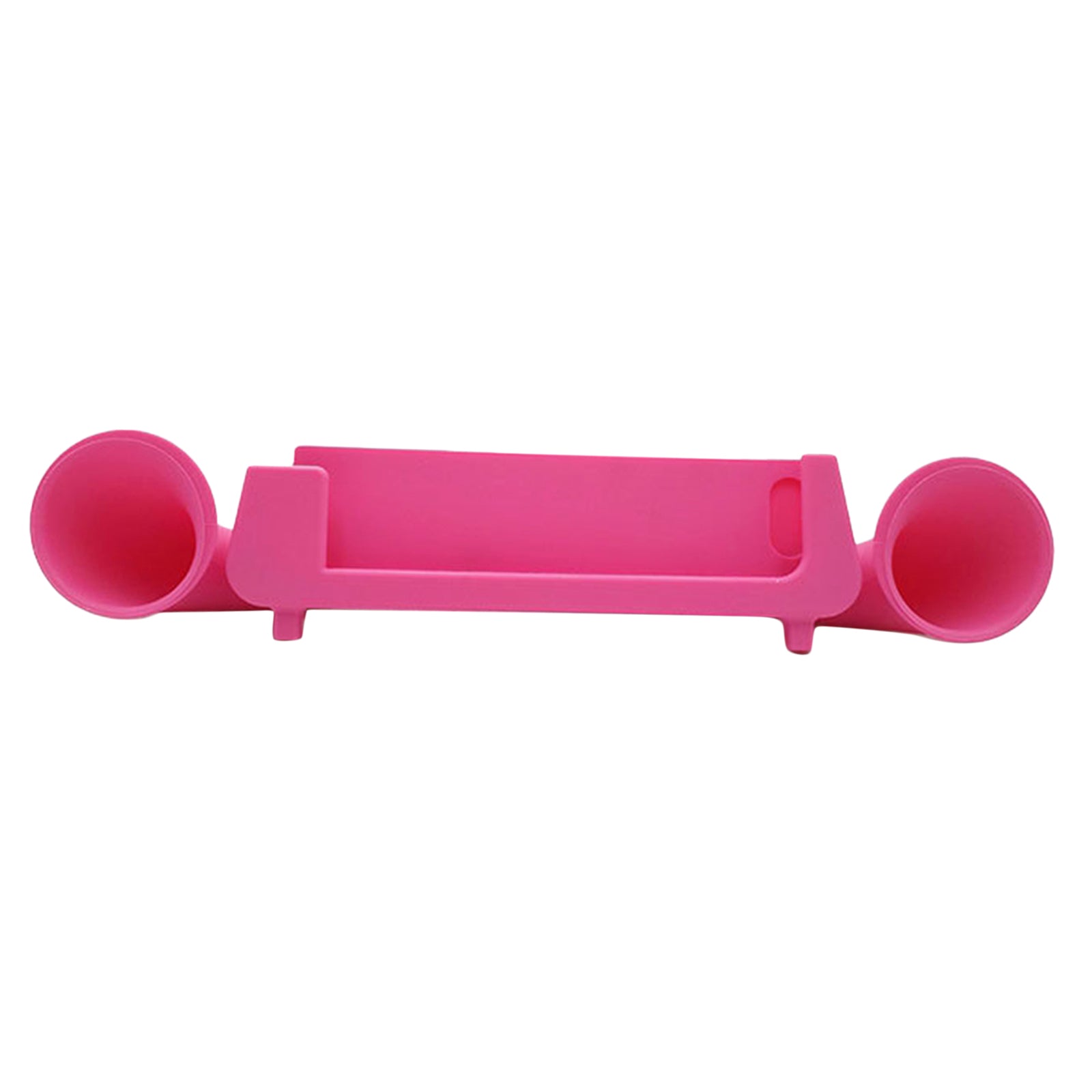 Silicone Sound Amplifier Phone 2 Horn Stand for iPhone 6 6s 7  pink