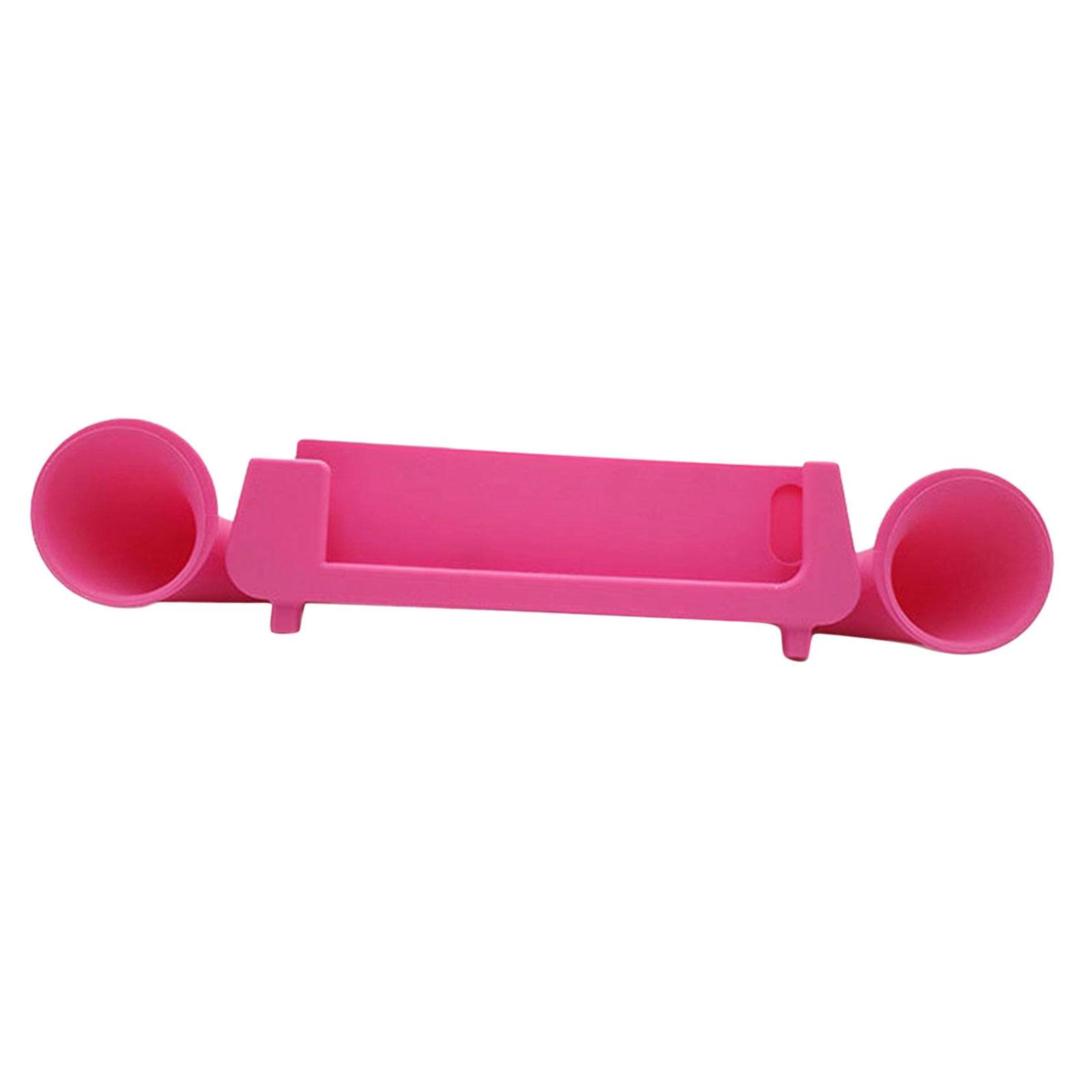 Silicone Sound Amplifier Phone 2 Horn Stand for iPhone 6 6s 7  pink