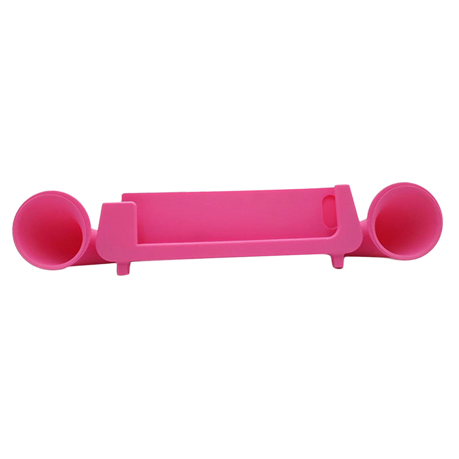 Silicone Sound Amplifier Phone 2 Horn Stand for iPhone 6 6s 7  pink