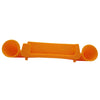 Silicone Sound Amplifier Phone 2 Horn Stand for iPhone 6 6s 7  orange