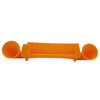 Silicone Sound Amplifier Phone 2 Horn Stand for iPhone 6 6s 7  orange