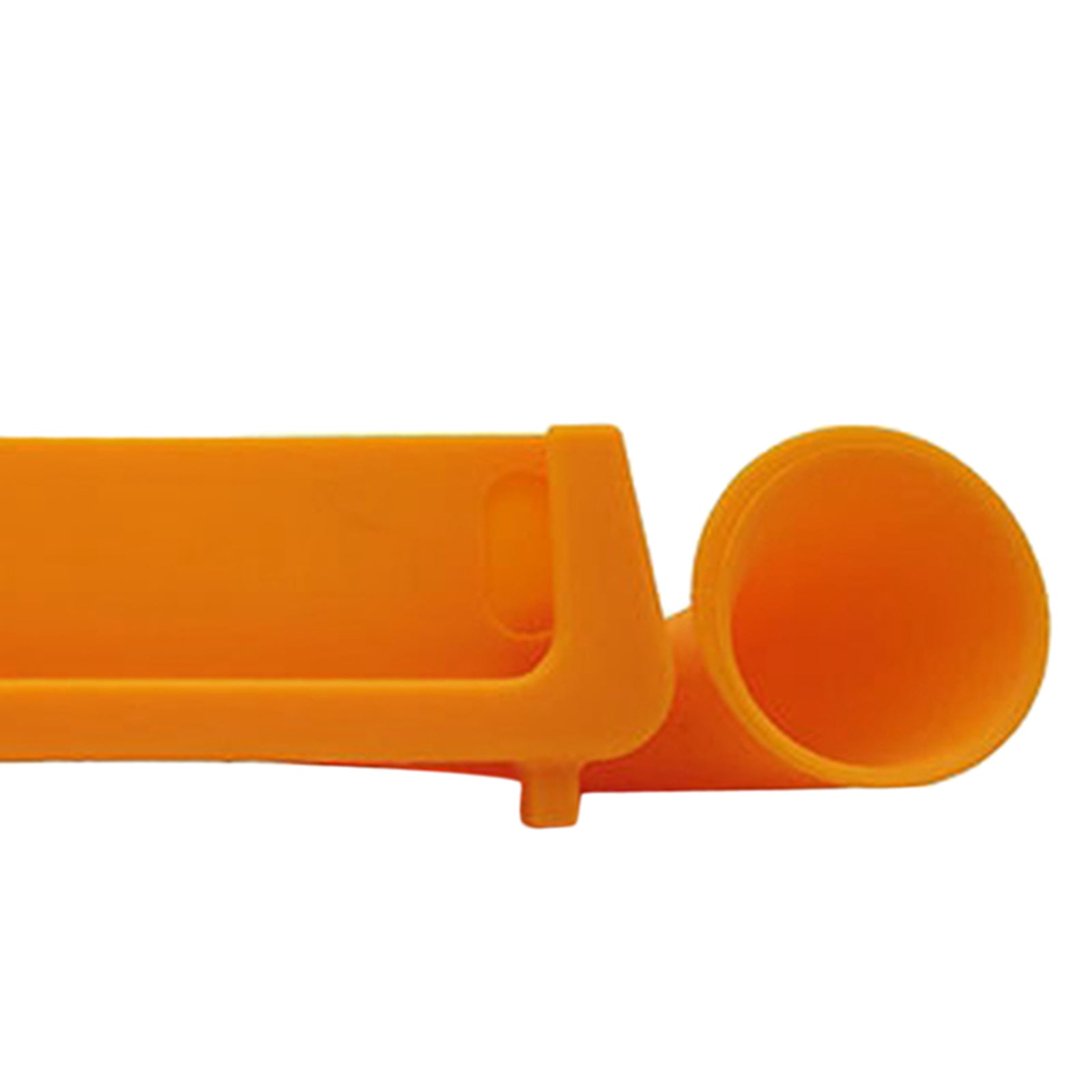 Silicone Sound Amplifier Phone 2 Horn Stand for iPhone 6 6s 7  orange