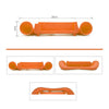 Silicone Sound Amplifier Phone 2 Horn Stand for iPhone 6 6s 7  orange