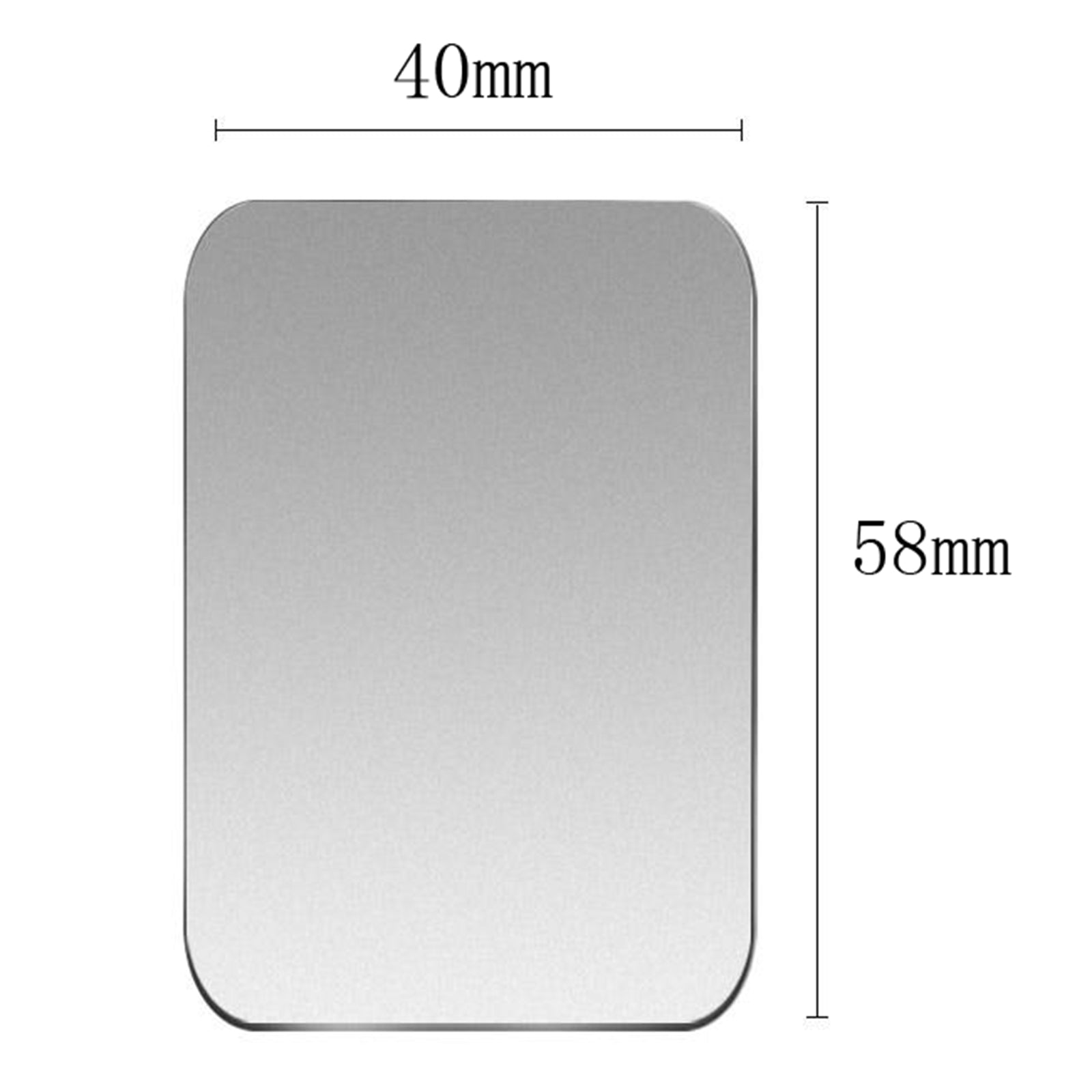 5x Magnetic Aluminum Plate Sheet Disk Holder Air Vent Mount Rectangular