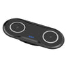 Dual 15W Qi Wireless Fast Charger Dual Seat Pad for Samsung S20 S10 New