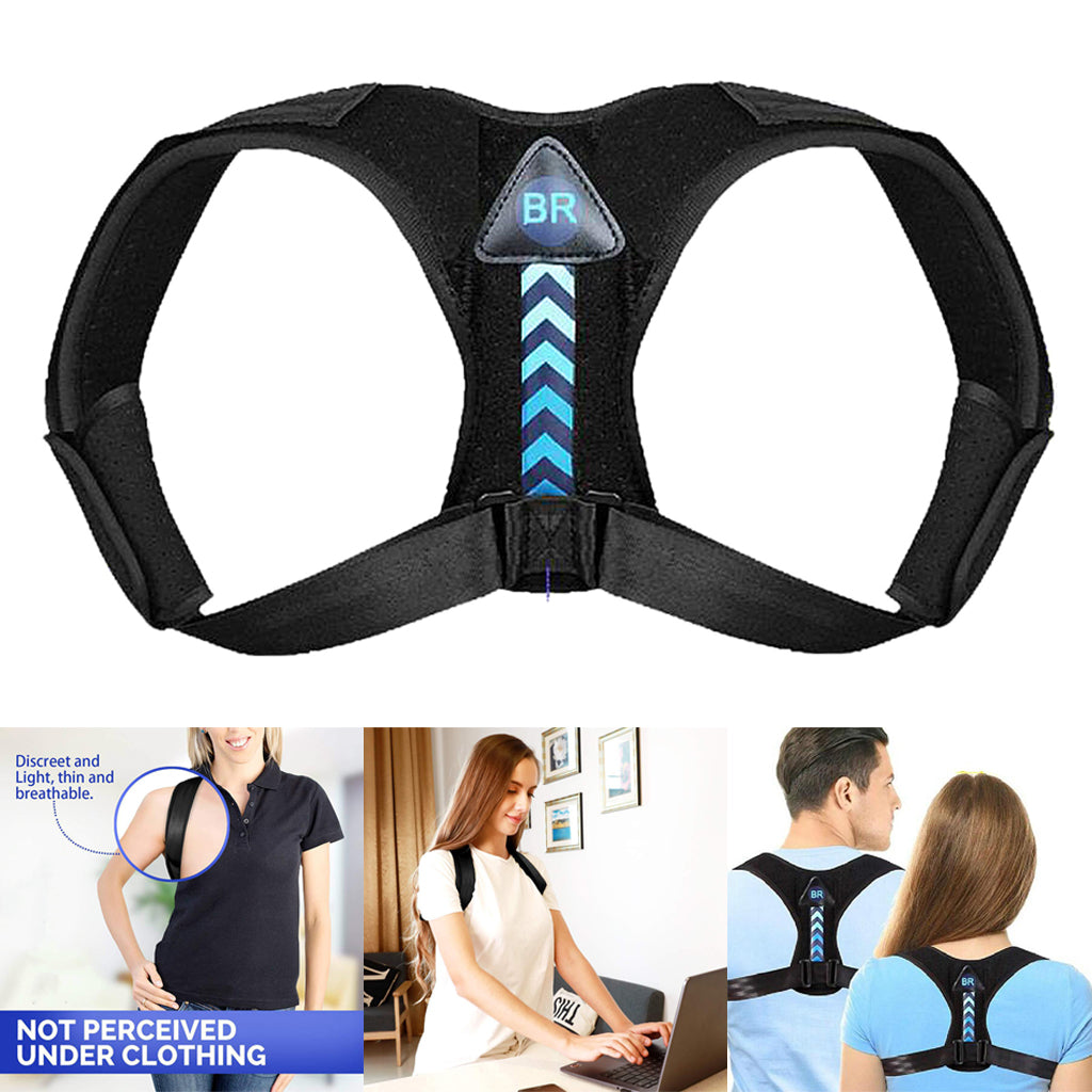 Men Women Adjustable Posture Corrector Low Back Support L 37-48Inch