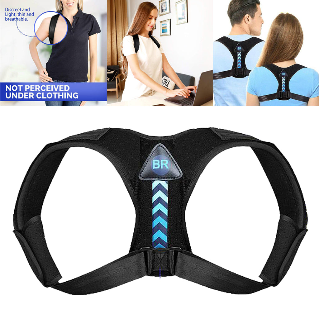 Men Women Adjustable Posture Corrector Low Back Support M 28-42Inch