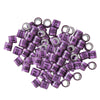 100pcs Identify Dove Rings Leg Rings Pigeon Bands for Canary Purle