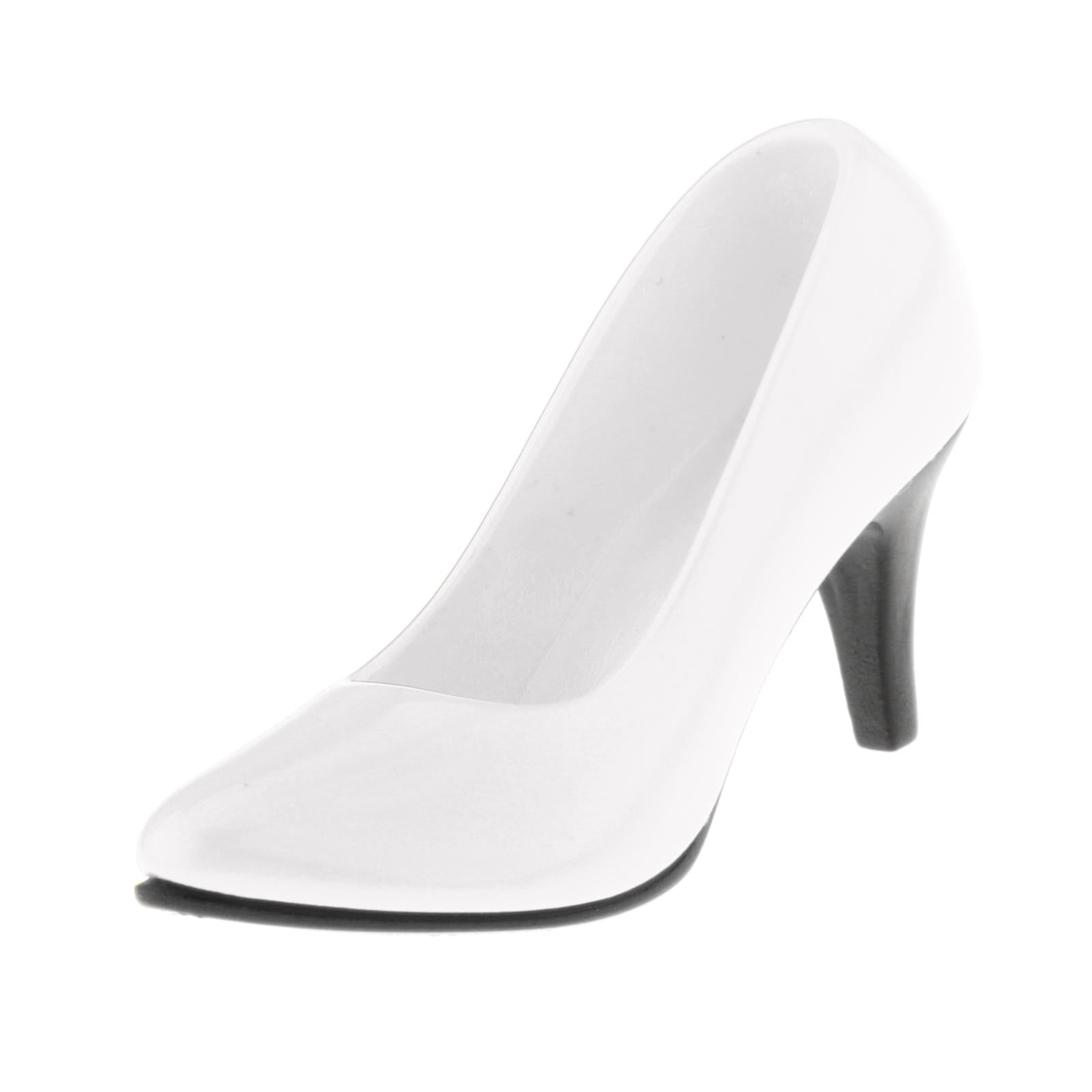 1/6 Womans Fashion High Heel Shoes Pump for 12inch OB OD Figures White