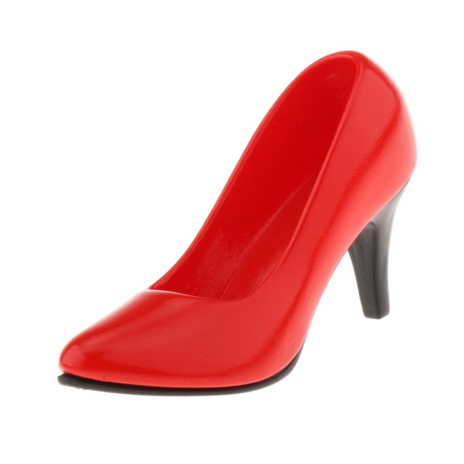 1/6 Womans Fashion High Heel Shoes Pump for 12inch OB OD Figures Red