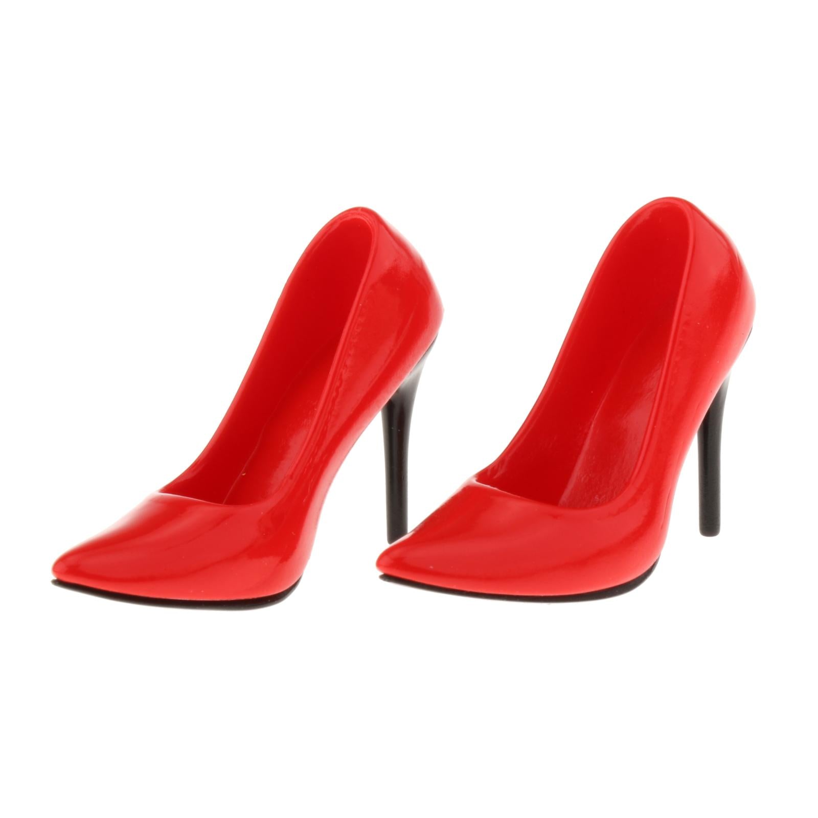 1/6 Scale Fashion High Heels Shoes for 12'' OD Kumik Action Figures Red