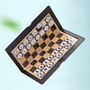 Foldable Mini Magnetic Chess Set Portable Wallet Pocket Chess Board Game Set