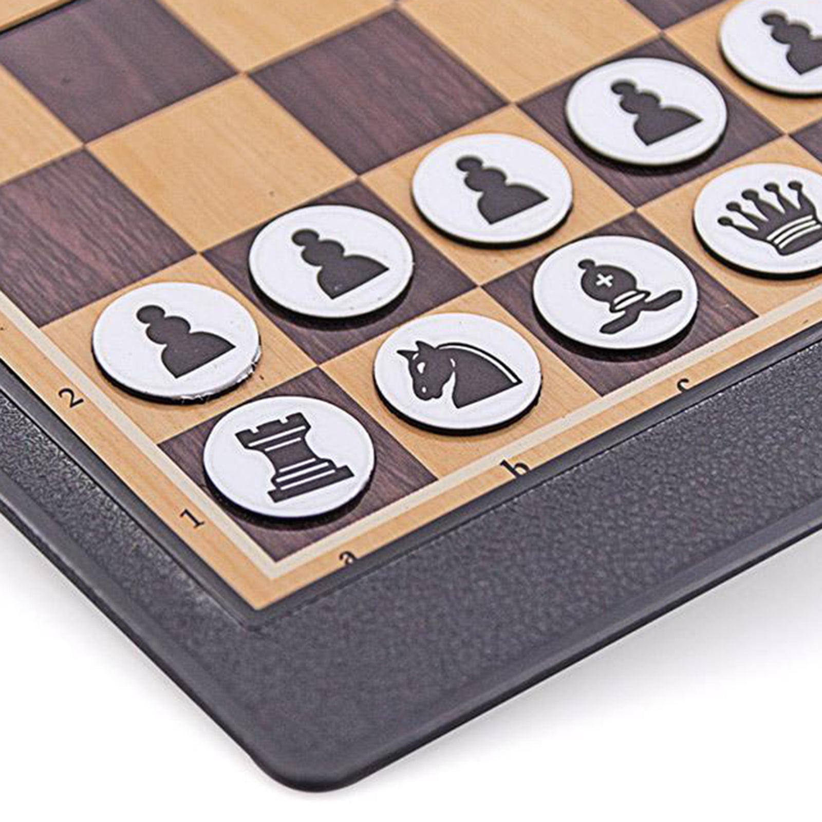 Foldable Mini Magnetic Chess Set Portable Wallet Pocket Chess Board Game Set