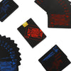 Waterproof PVC Playing Cards Black Poker Party Magic Game Fun Red Blue