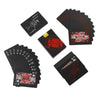 Waterproof PVC Playing Cards Black Poker Party Magic Game Fun Red Silver