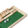 Shut The Box Game - 12 Numbers Wooden Dice Game Game Family Traditional Game