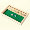 Shut The Box Game - 12 Numbers Wooden Dice Game Game Family Traditional Game