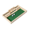 Shut The Box Game - 12 Numbers Wooden Dice Game Game Family Traditional Game