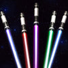 LED Light Up Sword with Sound Effects for Costume War Fighters Warriors Toy 2pcs