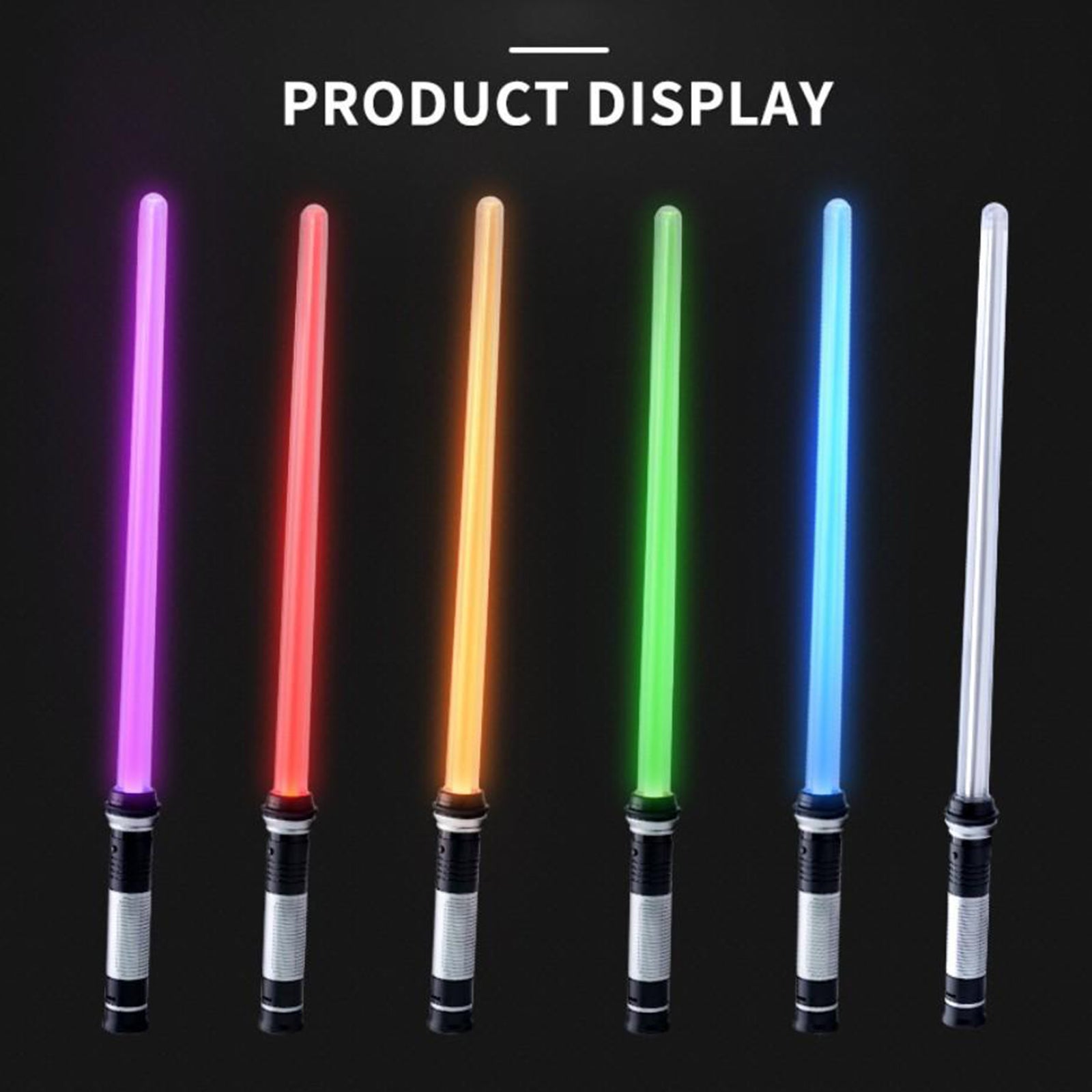 LED Light Up Sword with Sound Effects for Costume War Fighters Warriors Toy 1pcs