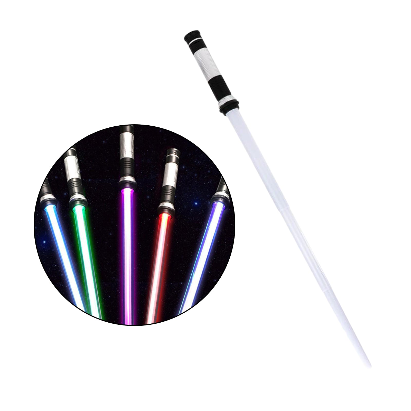 LED Light Up Sword with Sound Effects for Costume War Fighters Warriors Toy 1pcs