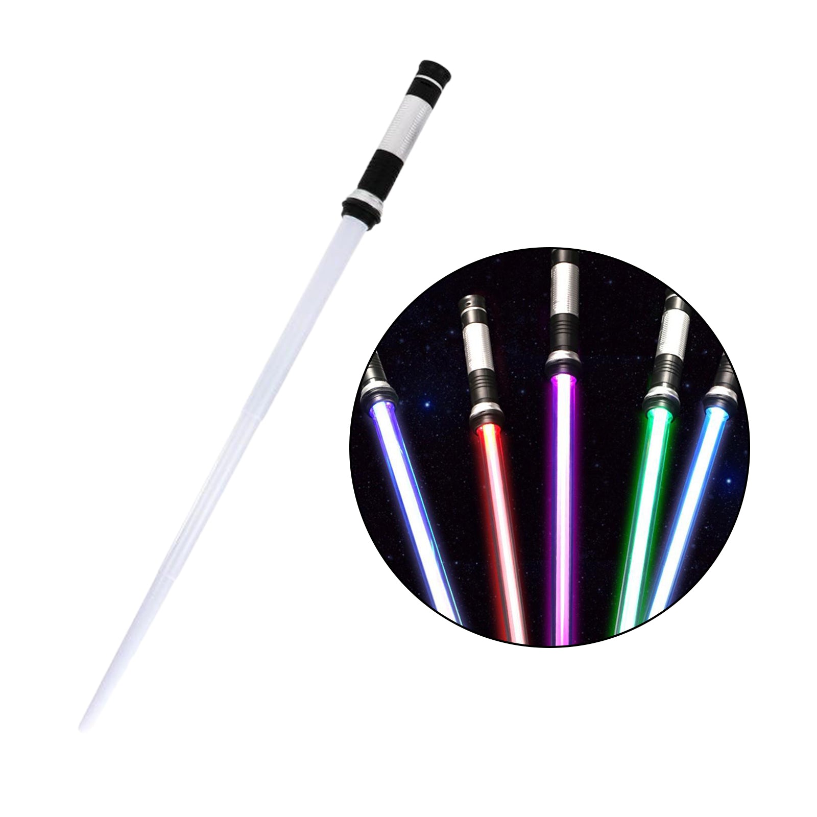 LED Light Up Sword with Sound Effects for Costume War Fighters Warriors Toy 1pcs