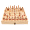 Wooden Foldable Chinese Chess Traditional Tabletop Strategy and Skill Game