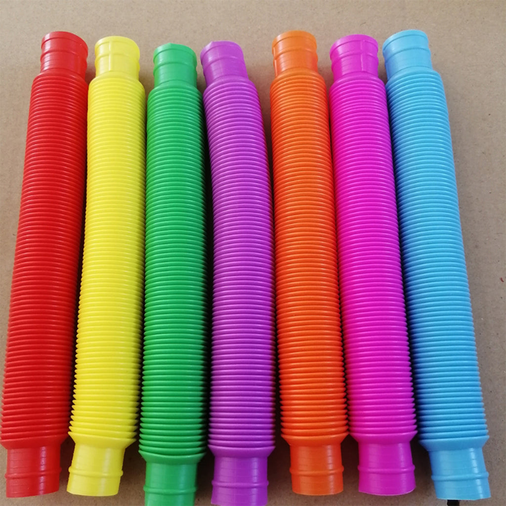 8pcs/set Pop Tubes Stress Relief Anxiety Handheld Interesty Sensory Toy normal