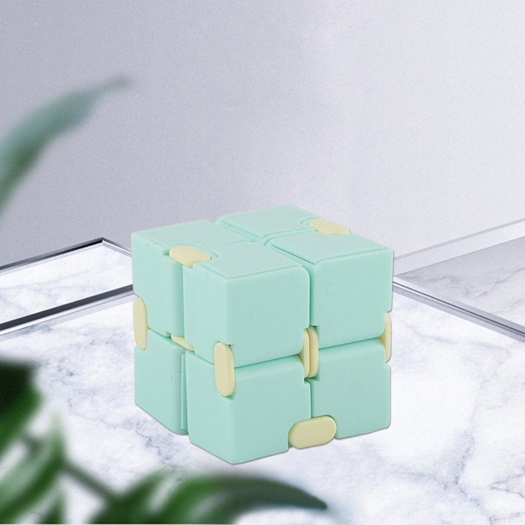 Infinity Cube Fidget Toy for Kids and Adults Relaxing green