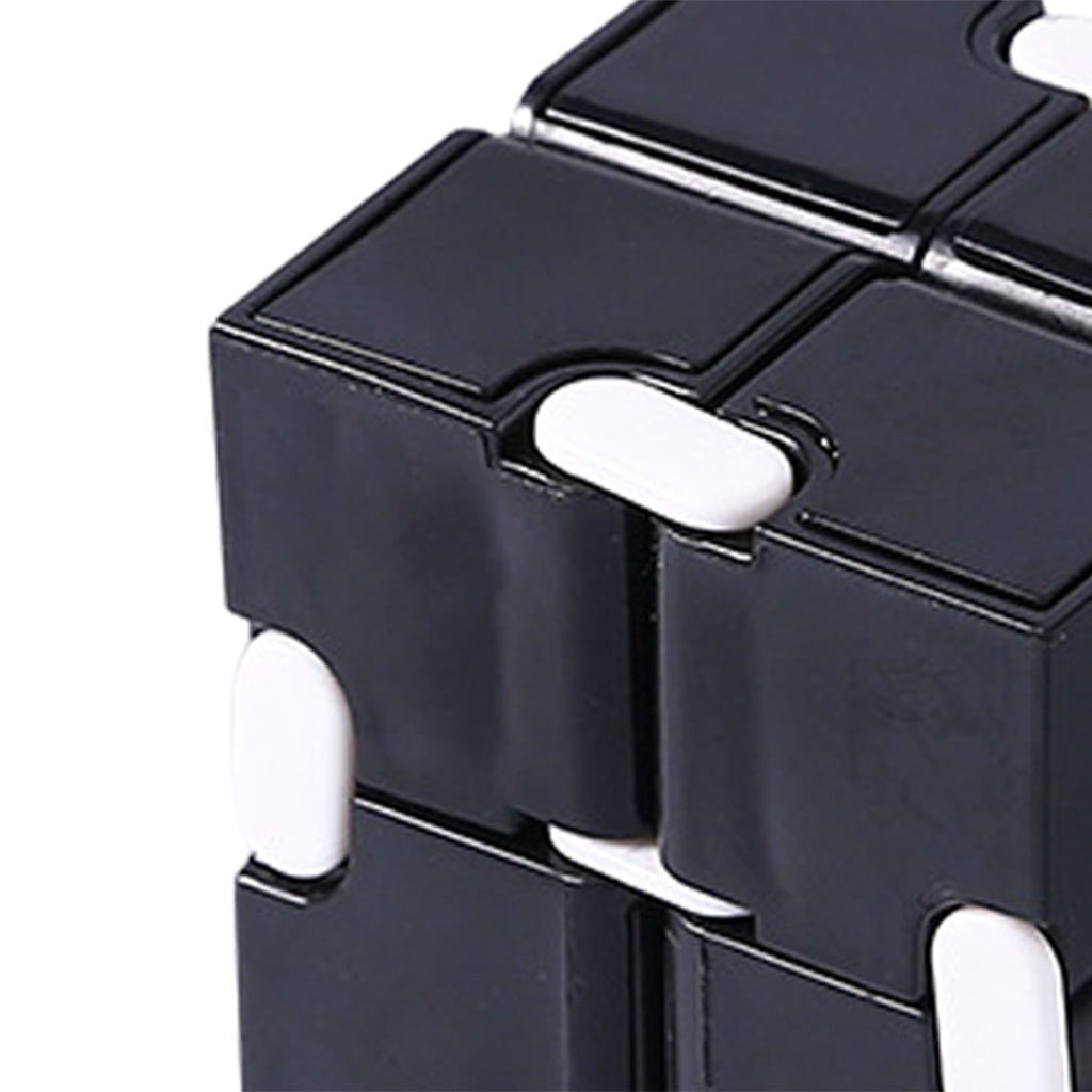 Infinity Cube Fidget Toy for Kids and Adults Relaxing black