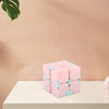 Infinity Cube Fidget Toy for Kids and Adults Relaxing pink