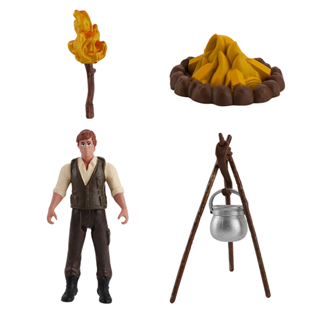 Miniature Scene People Action Figure Pinic Equipment for Diorama Layout