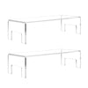 2pcs/set Clear Acrylic Display Riser Storage Rack Holder for Cupcake Models