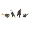 4x Monkey Realistic Hand Painted Toy Monkey Figurine Model for Boys Gifts