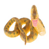 Plastic Snake Figurines Toys Collector for Kids Bag Filler Gift Gold python