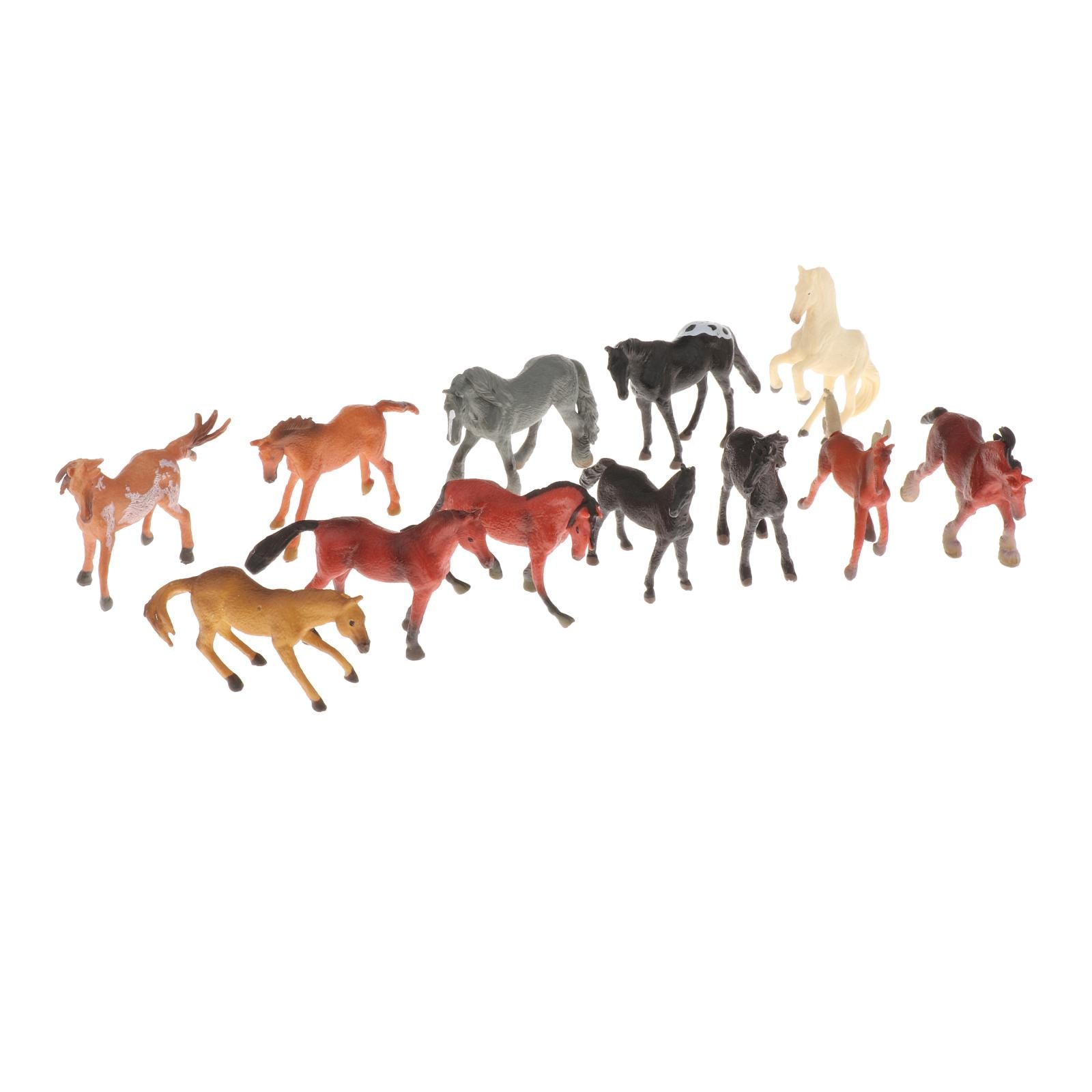 Realistic Mini Horse Figures Solid Horse Figurines Models Party Favors