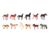 Realistic Mini Horse Figures Solid Horse Figurines Models Party Favors