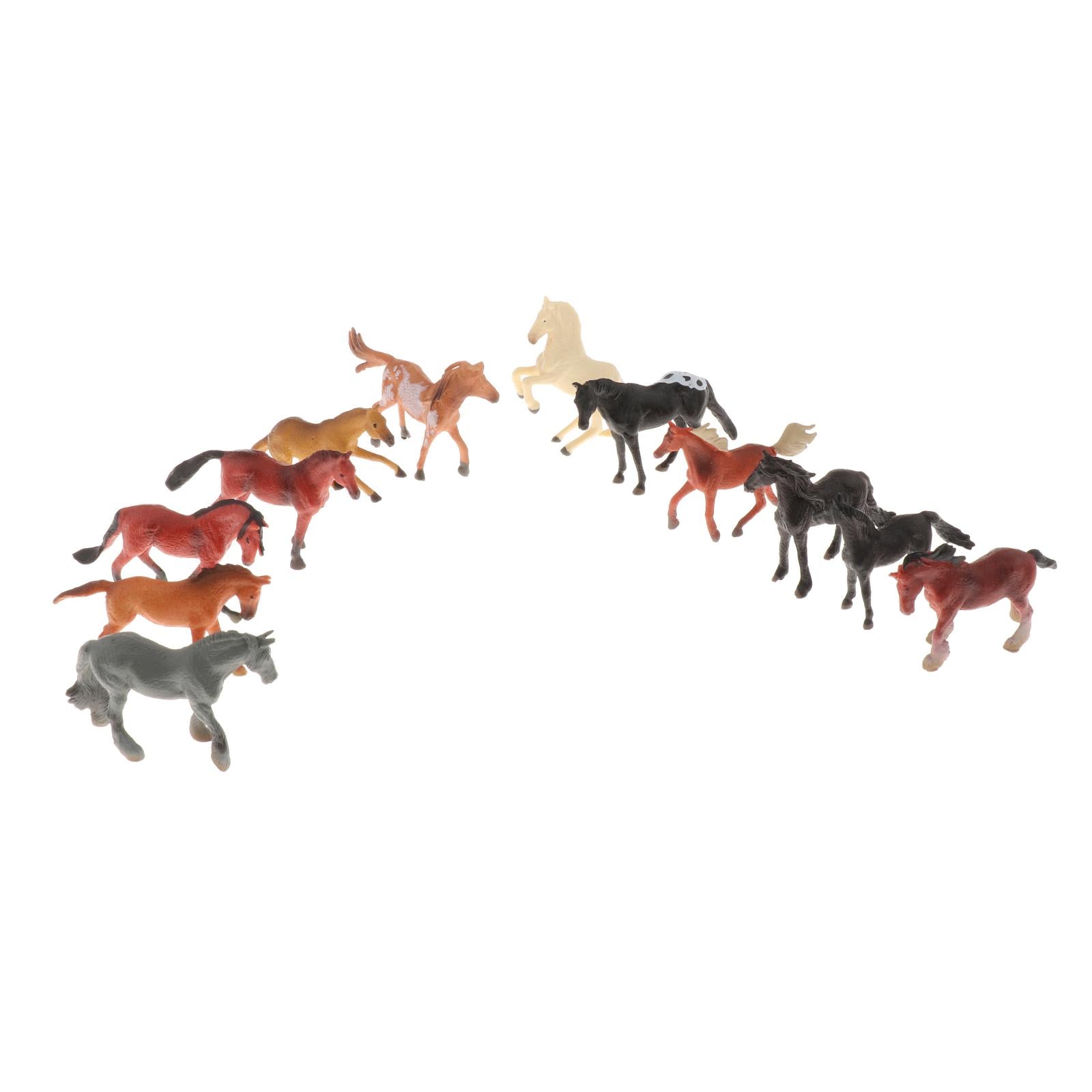 Realistic Mini Horse Figures Solid Horse Figurines Models Party Favors