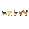 Realistic Mini Livestock Figures Solid Farm Animal Figurines Party Favors