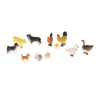 Realistic Mini Livestock Figures Solid Farm Animal Figurines Party Favors