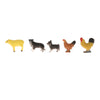 Realistic Mini Livestock Figures Solid Farm Animal Figurines Party Favors