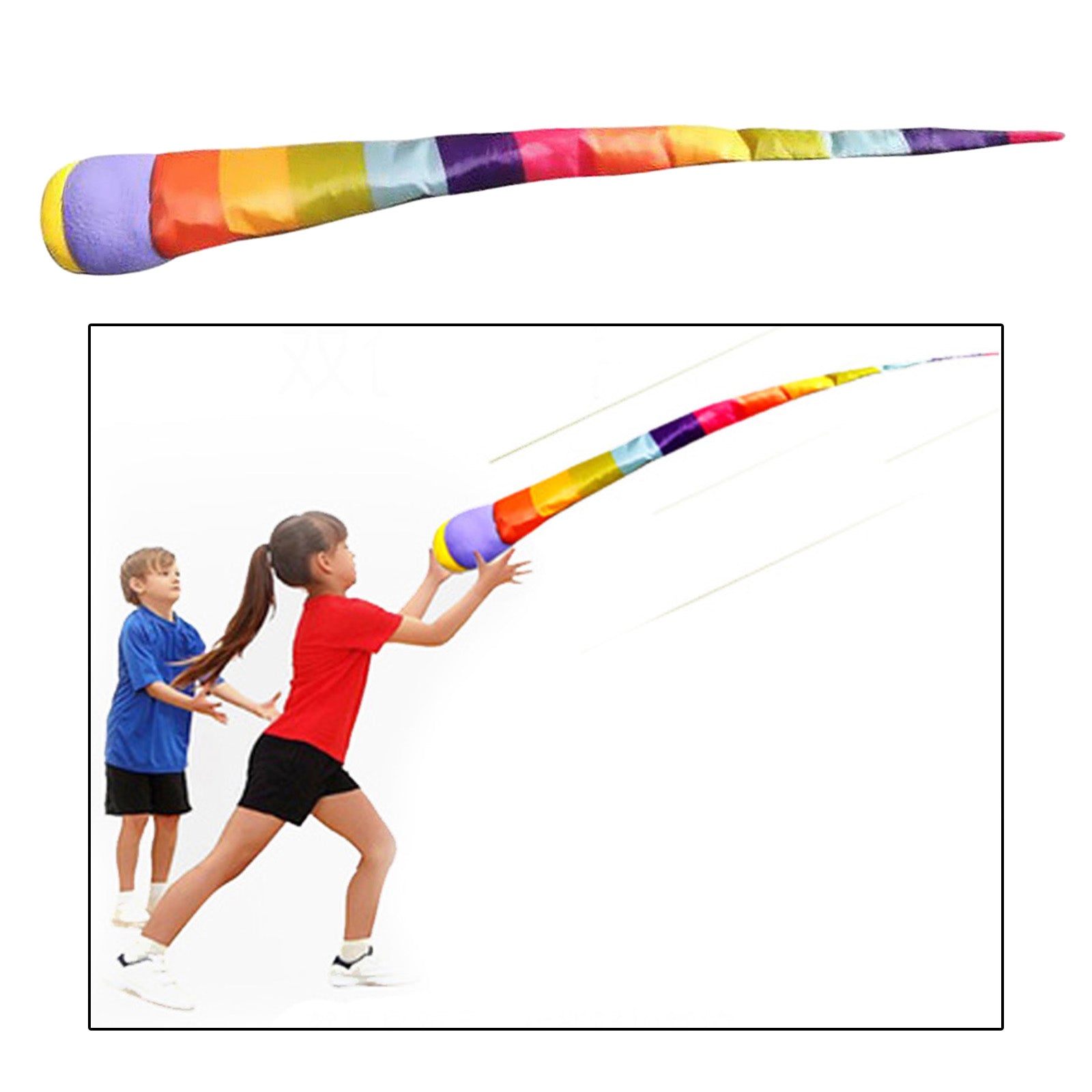 Hand Throw Ribbon Sandbag Meteor Ball Toss Game Outdoor Sports Training Toys