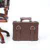Load image into Gallery viewer, 1/12 Dollhouse Leather Bag Kids Pretend Toys Ornaments Bag Accessories Brown