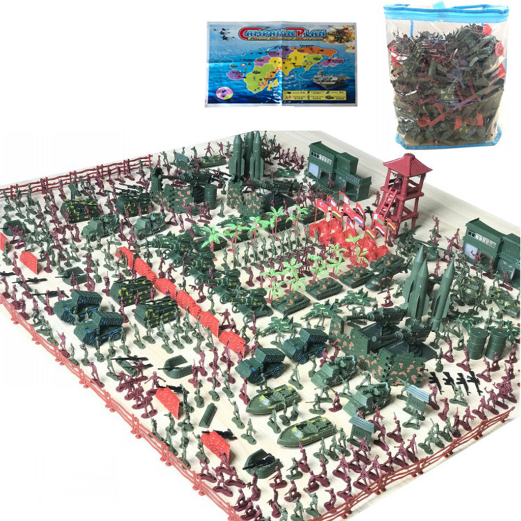 575pcs Army Model Playset Toy Soldier Army Men Action Play Set Figures