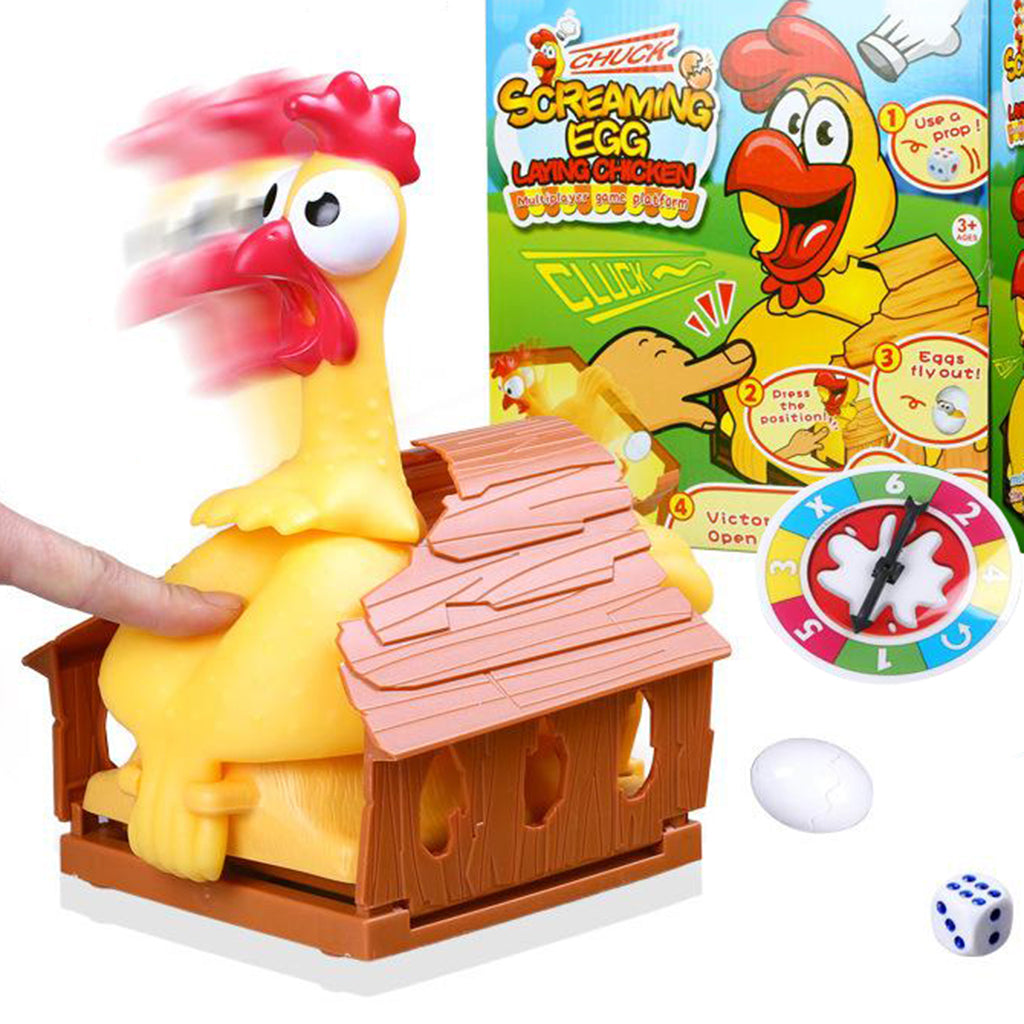 Plastic Lucky Hen Laying Eggs Board Game Hobbies Chicken Game Family Game