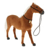 Realistic Horse Model Animal Model Figurine Toy Statue Ornament Dark brown