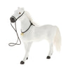 Realistic Horse Model Animal Model Figurine Toy Statue Ornament White