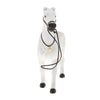 Realistic Horse Model Animal Model Figurine Toy Statue Ornament White